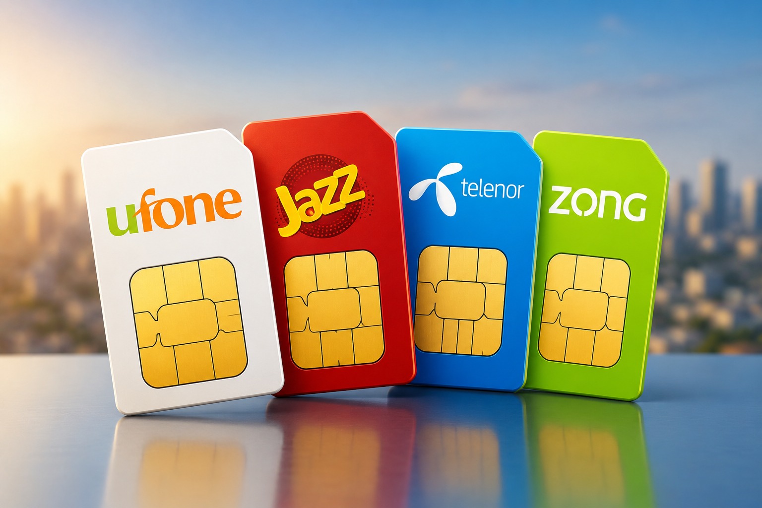 All Pakistani Networks SIM Codes List 2026 – Jazz & Zong