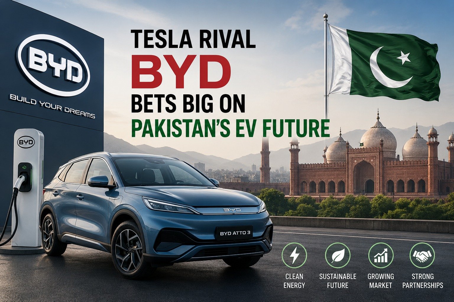 Tesla Rival BYD Bets Big on Pakistan's EV Future