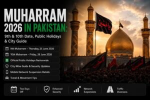 Muharram 2026 in Pakistan: 9th & 10th Date, Public Holidays & City Guide