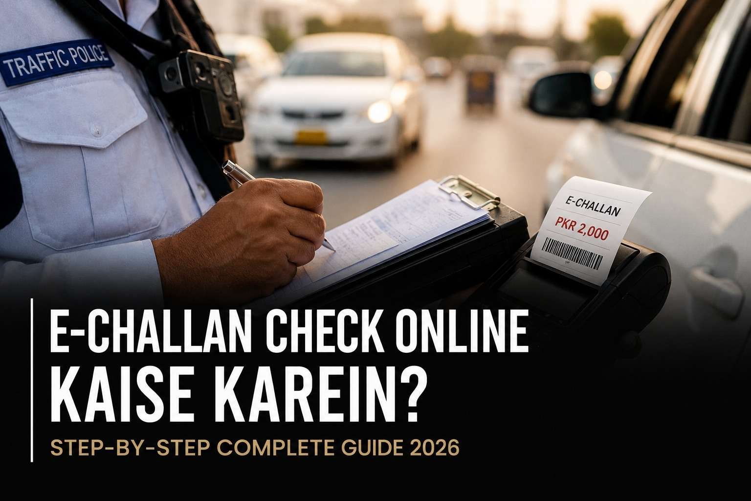 E-Challan Check Online Kaise Karein Step-by-Step Complete Guide 2026