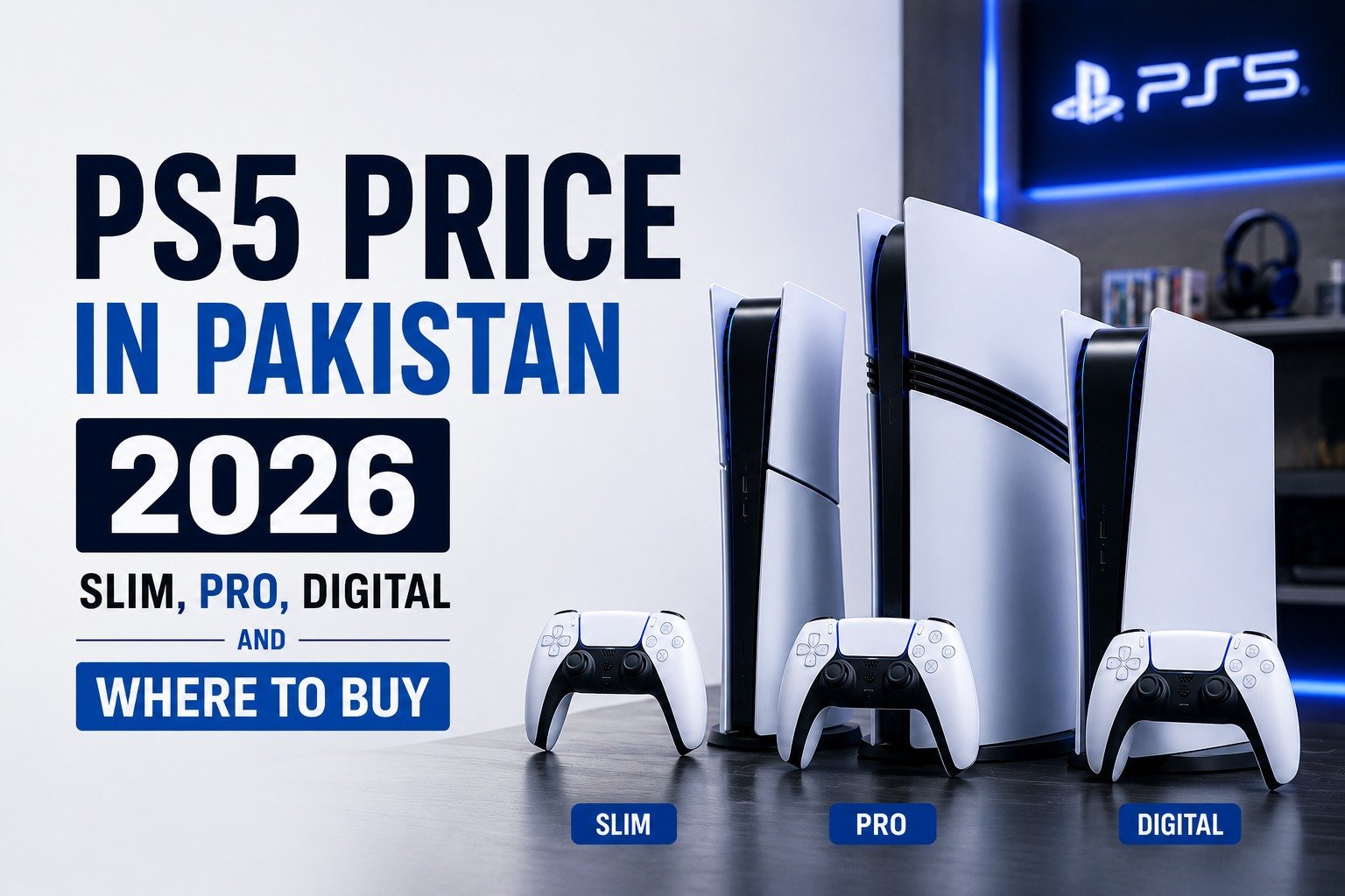 PS5 Price in Pakistan 2026: Slim, Pro, Digital and Where to Buy