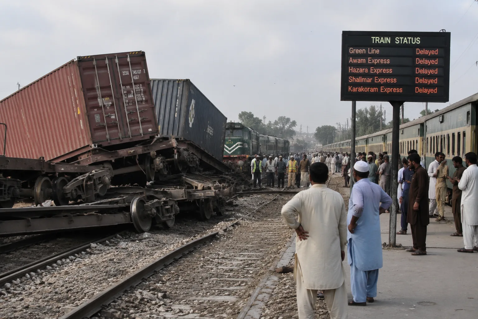 pakistan railway train delay today
