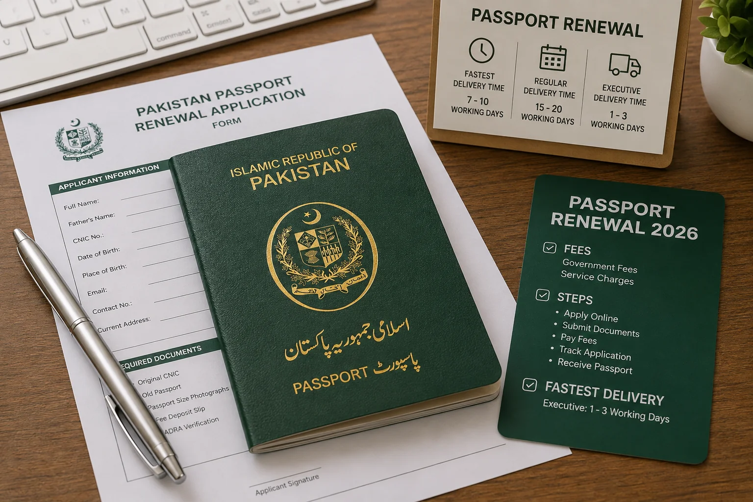Pakistani passport renewal