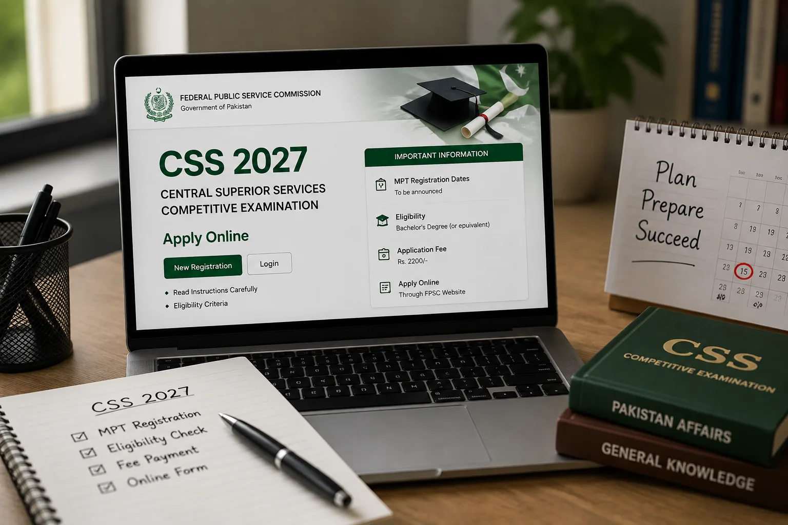 How to Apply for CSS 2027